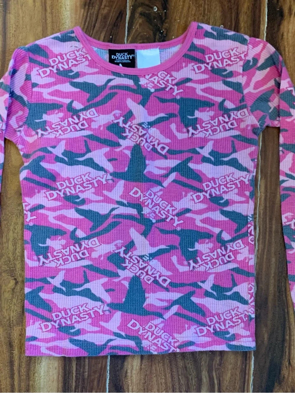 Duck Dynasty Y2K Camo Thermal Girls Size 10 Pajama Set. 3976N